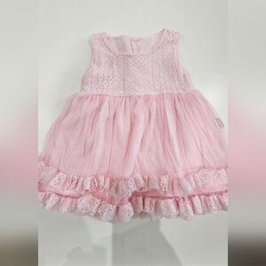 Pink Lace Baby Dress